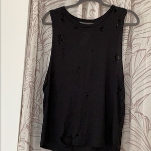 NWT.   Distressed muscle tank